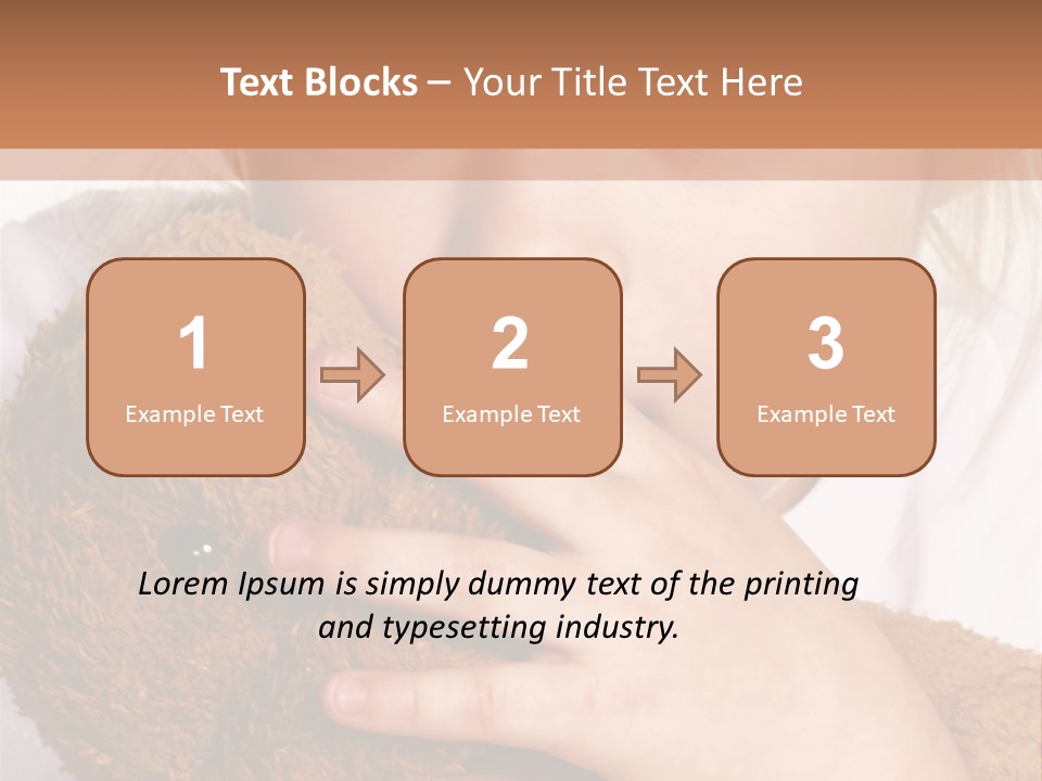 Scared Little Girl PowerPoint Template