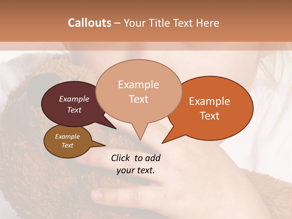 Scared Little Girl PowerPoint Template