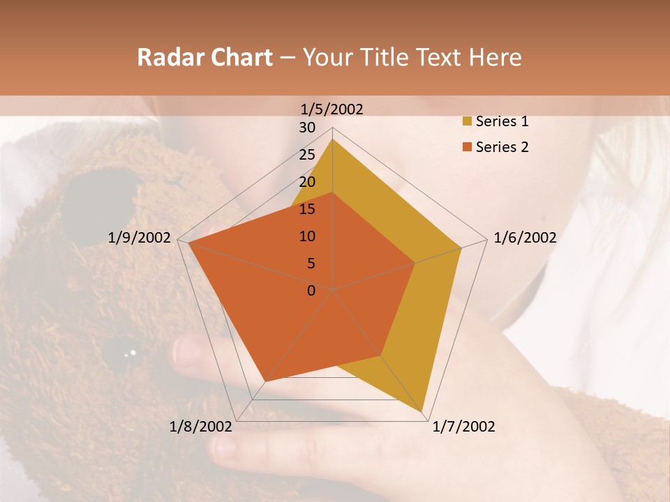 Scared Little Girl PowerPoint Template
