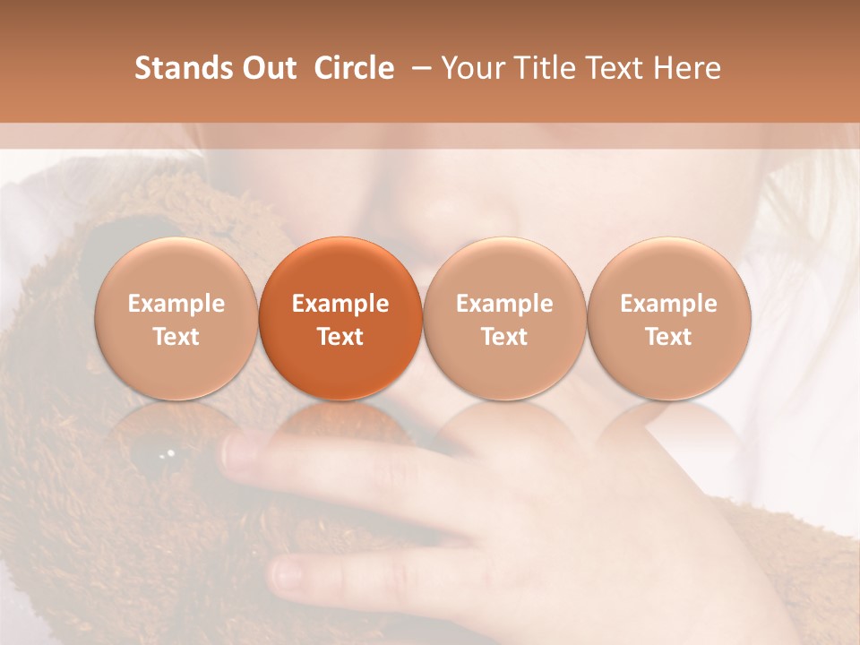 Scared Little Girl PowerPoint Template