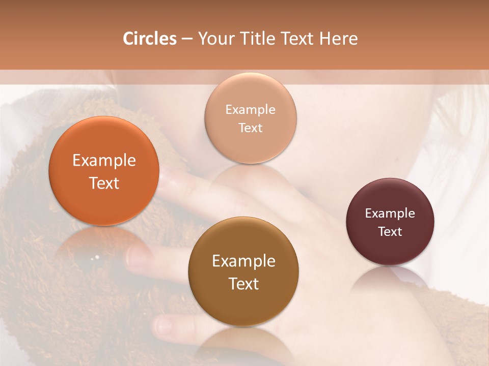 Scared Little Girl PowerPoint Template