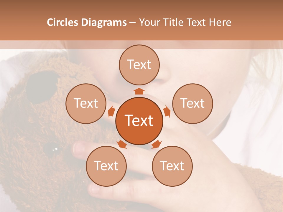 Scared Little Girl PowerPoint Template