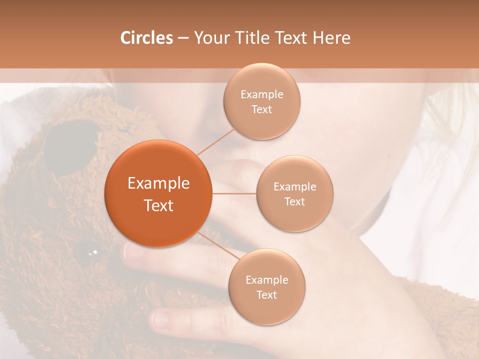 Scared Little Girl PowerPoint Template