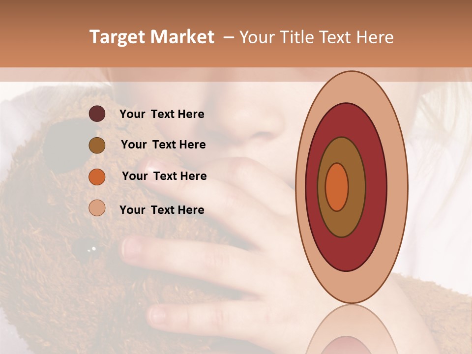 Scared Little Girl PowerPoint Template