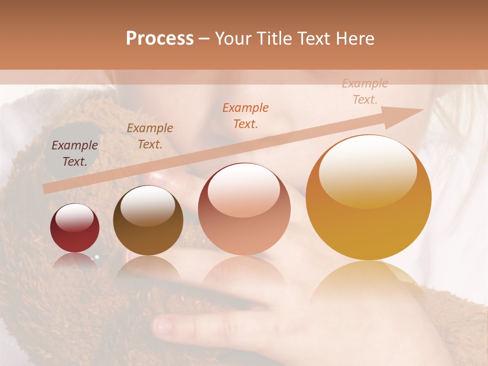 Scared Little Girl PowerPoint Template