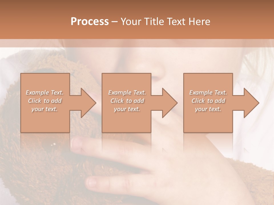 Scared Little Girl PowerPoint Template