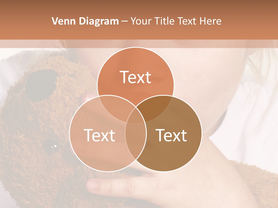 Scared Little Girl PowerPoint Template