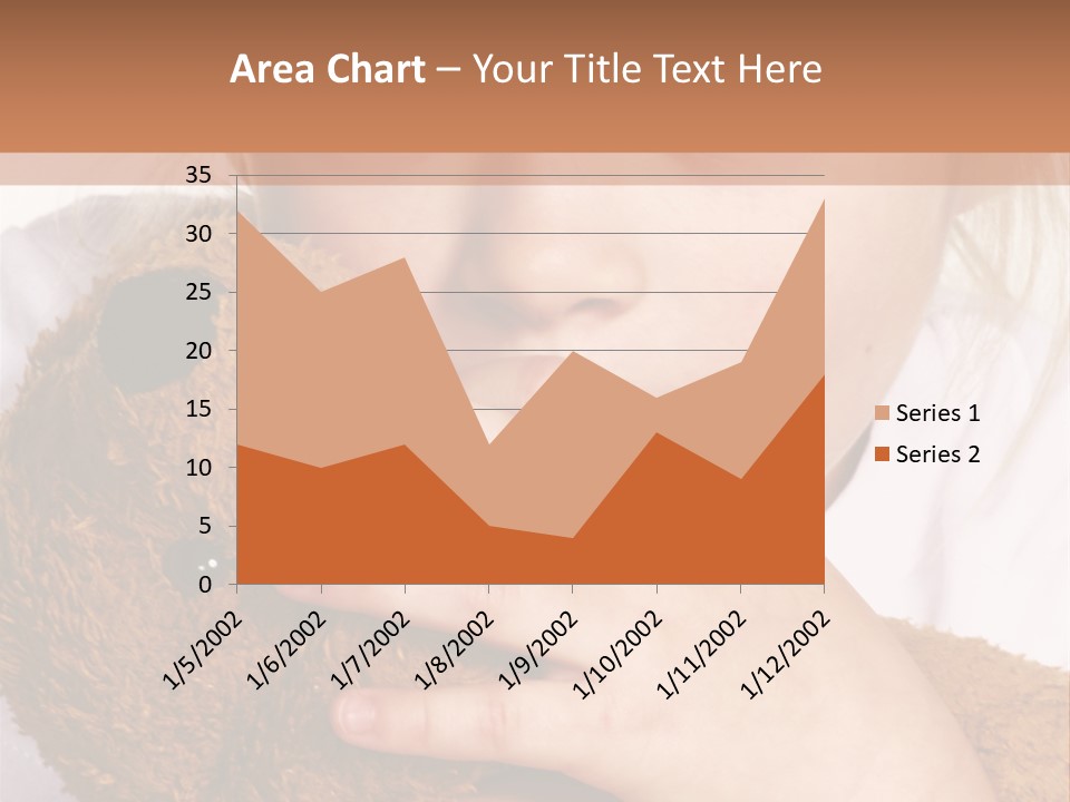Scared Little Girl PowerPoint Template