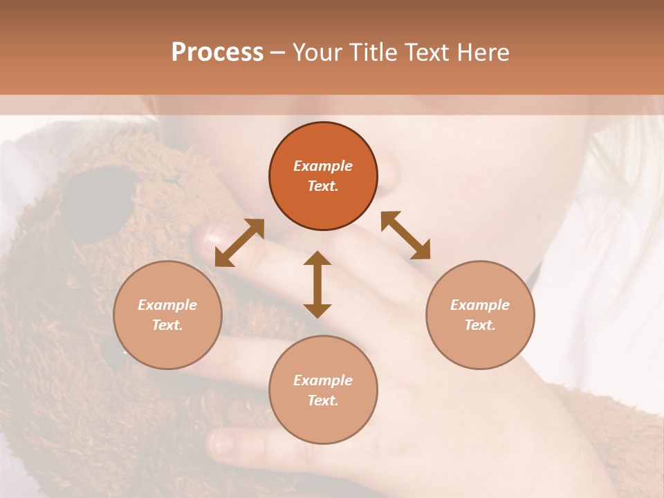 Scared Little Girl PowerPoint Template