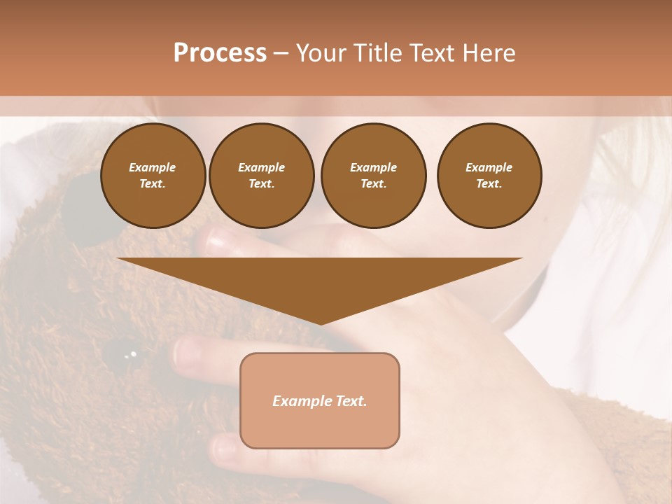 Scared Little Girl PowerPoint Template