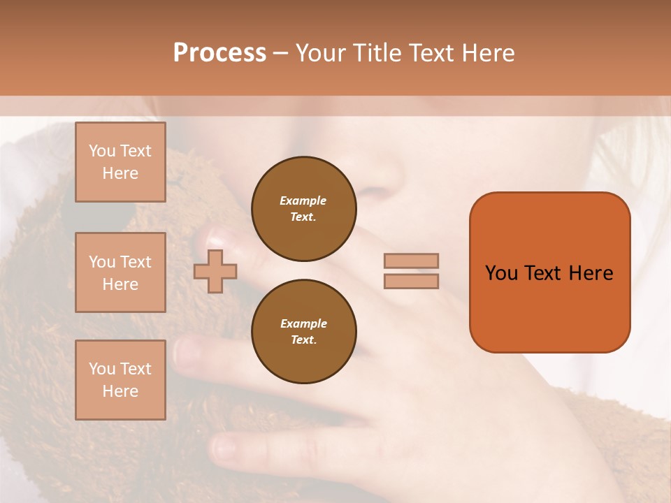 Scared Little Girl PowerPoint Template