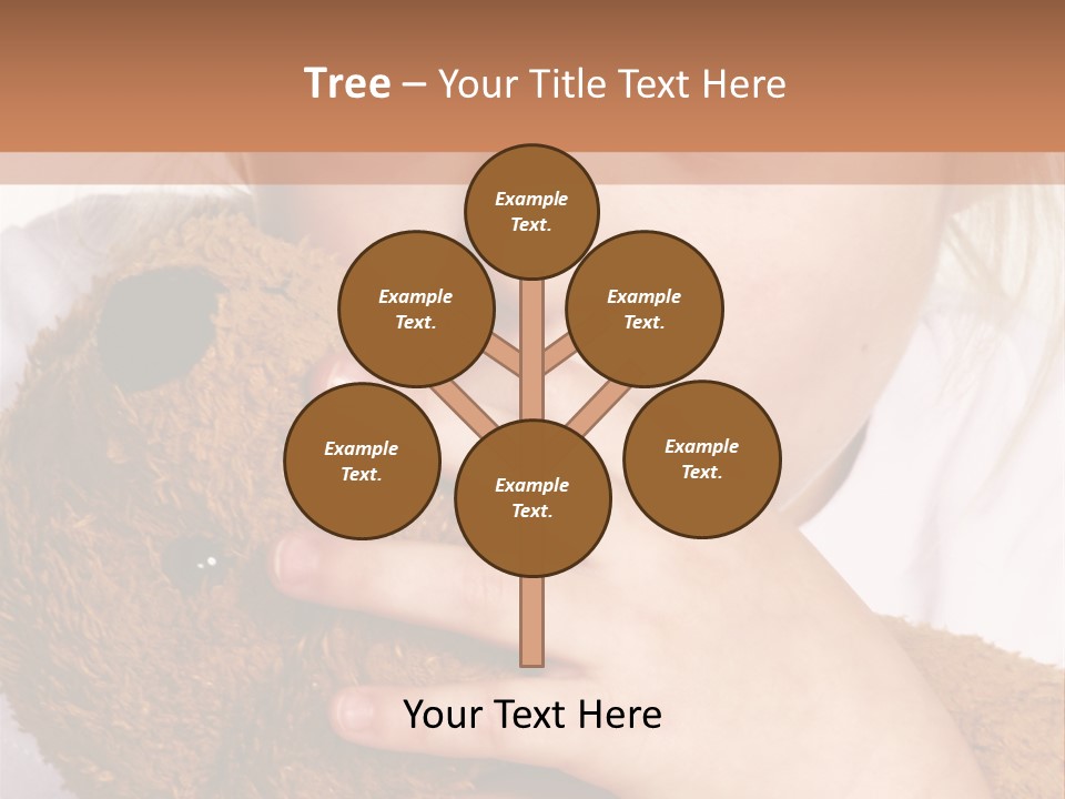 Scared Little Girl PowerPoint Template