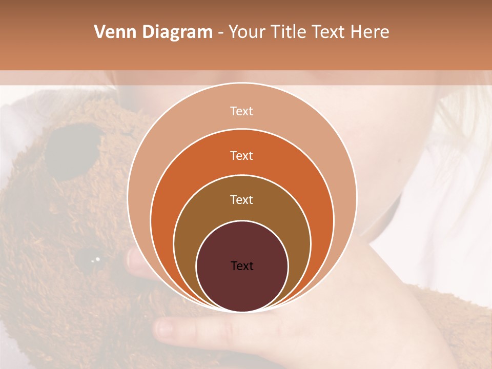 Scared Little Girl PowerPoint Template