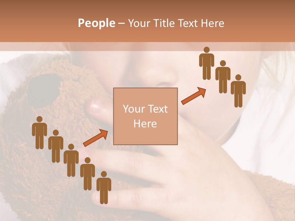 Scared Little Girl PowerPoint Template