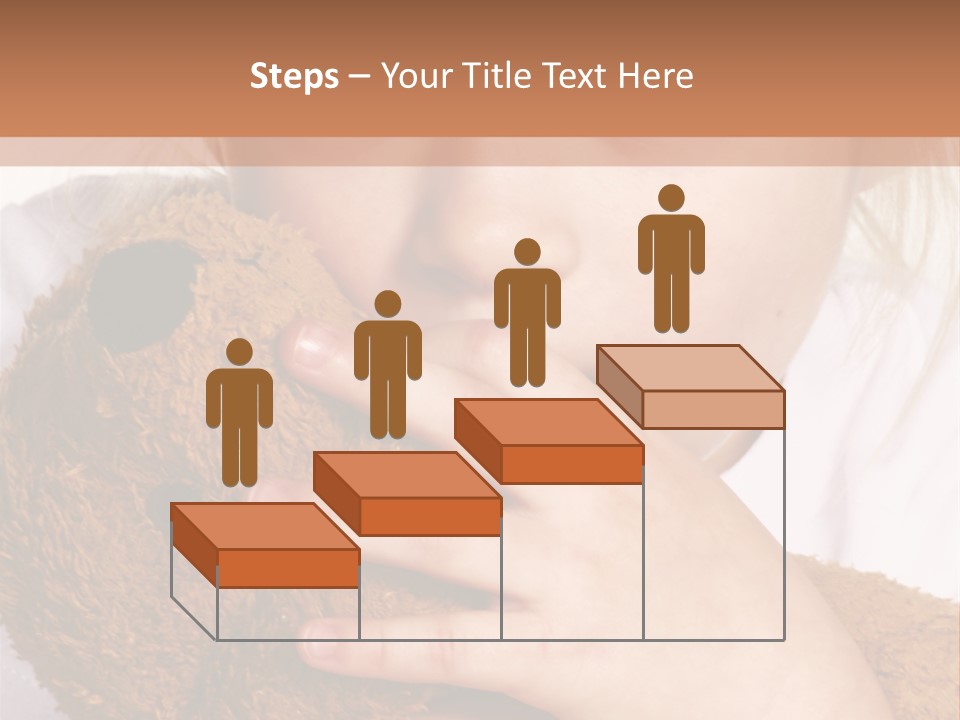 Scared Little Girl PowerPoint Template