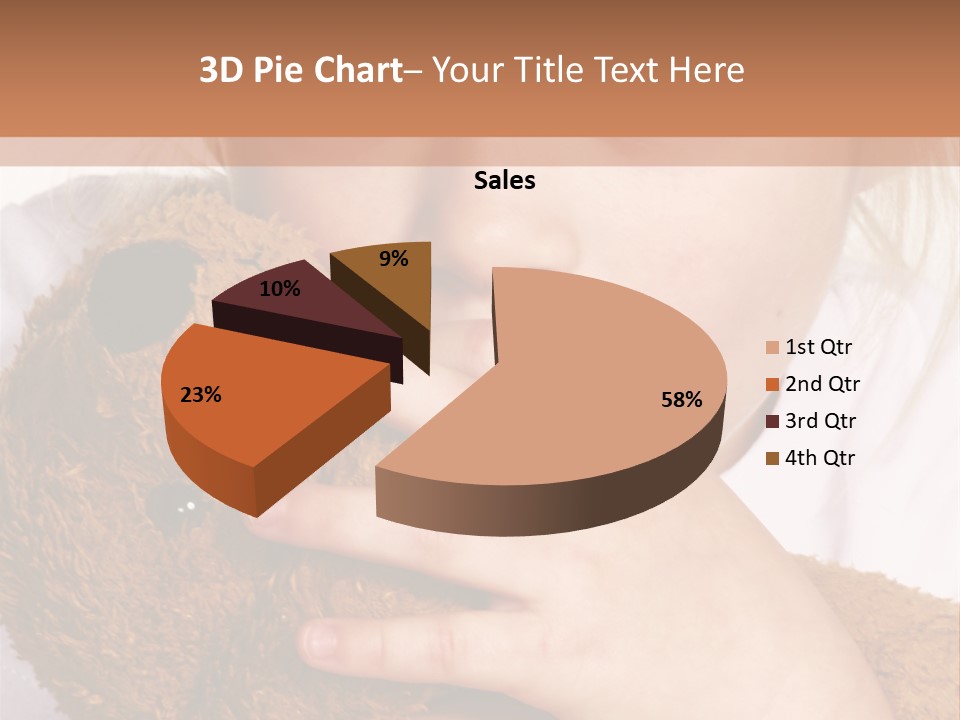 Scared Little Girl PowerPoint Template
