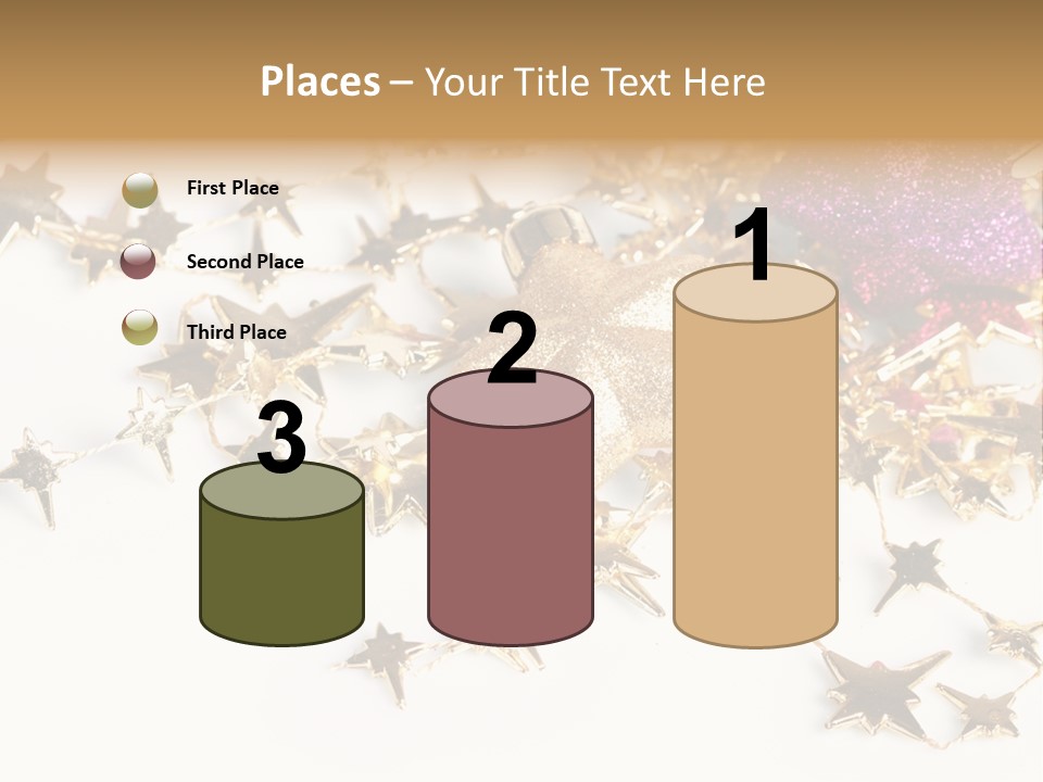 Star Decorate Frosted PowerPoint Template