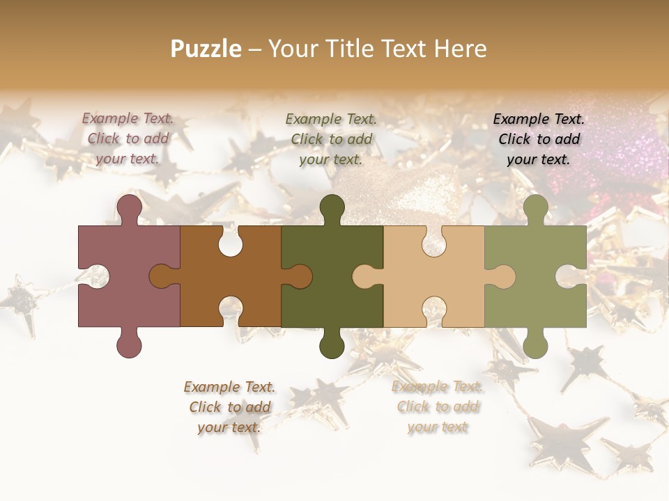 Star Decorate Frosted PowerPoint Template