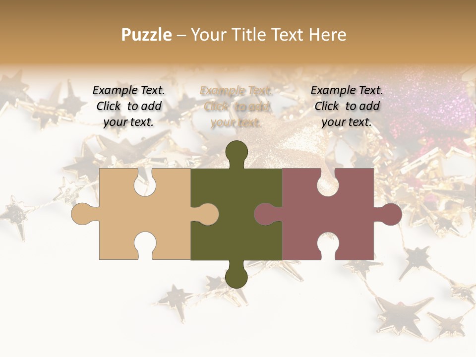 Star Decorate Frosted PowerPoint Template