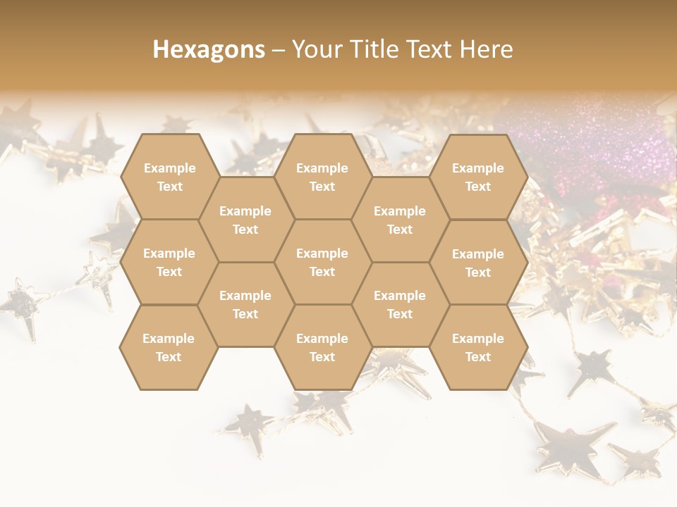 Star Decorate Frosted PowerPoint Template