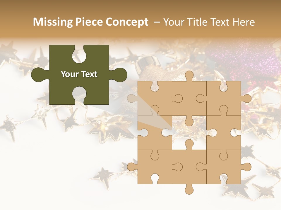 Star Decorate Frosted PowerPoint Template