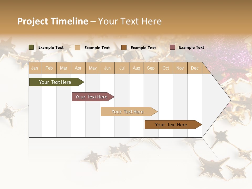 Star Decorate Frosted PowerPoint Template