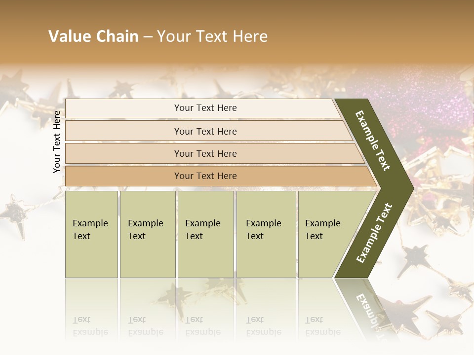 Star Decorate Frosted PowerPoint Template