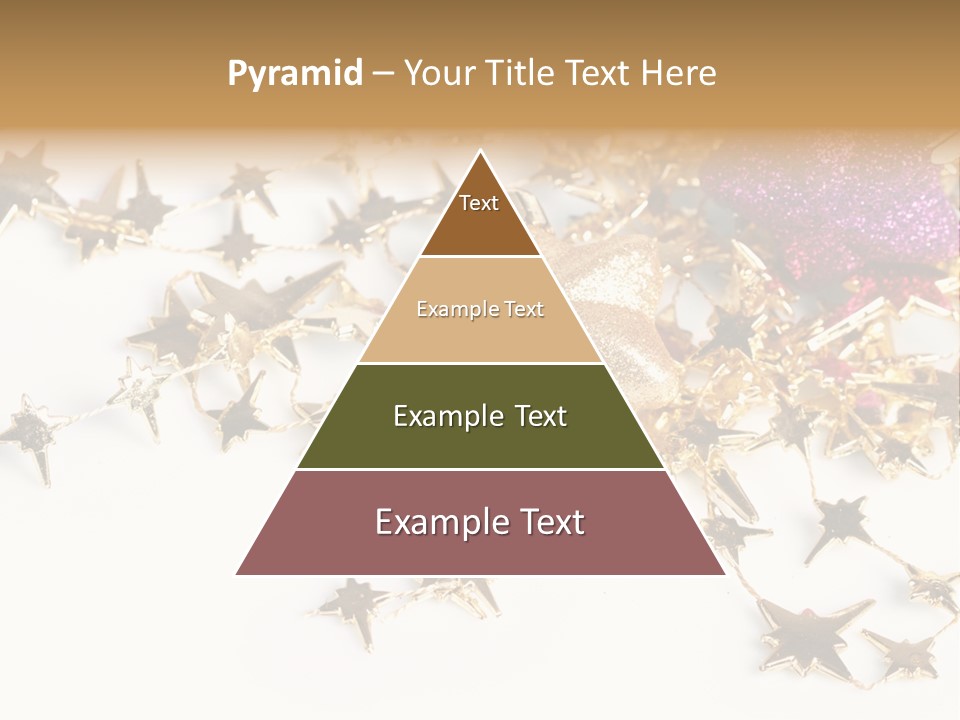 Star Decorate Frosted PowerPoint Template