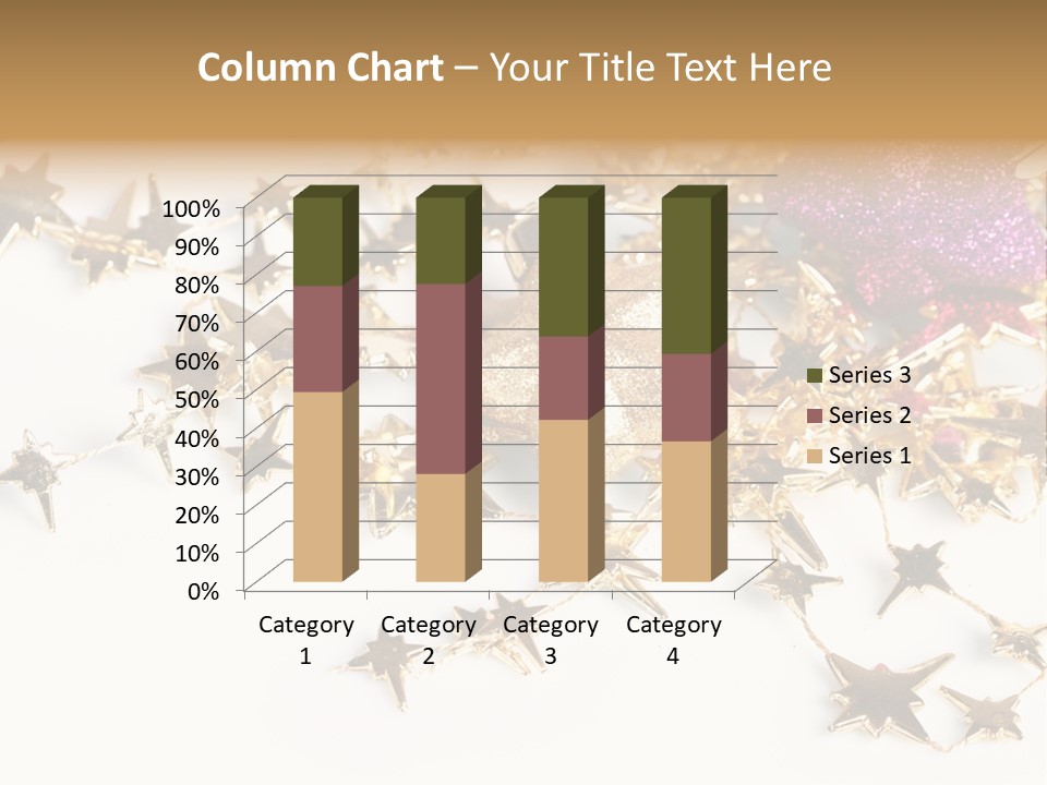 Star Decorate Frosted PowerPoint Template