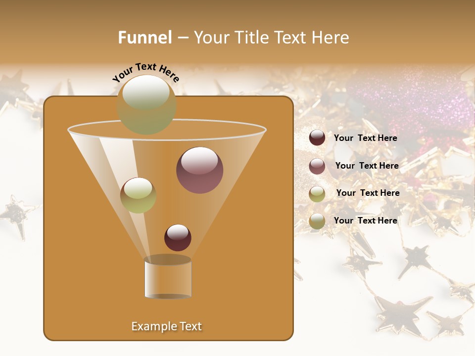 Star Decorate Frosted PowerPoint Template