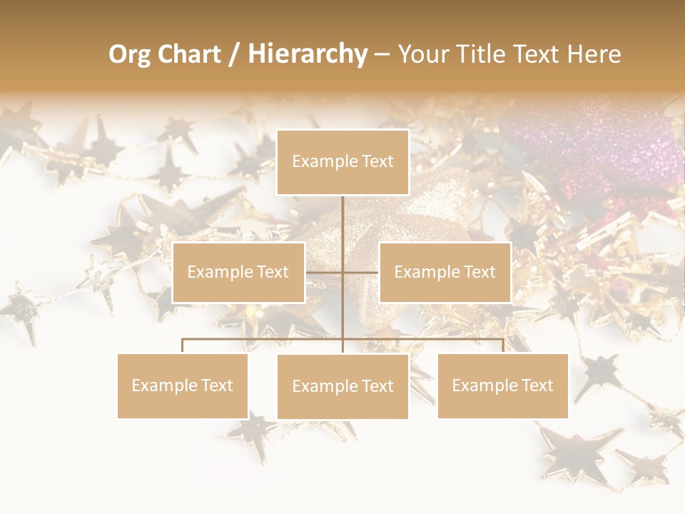 Star Decorate Frosted PowerPoint Template