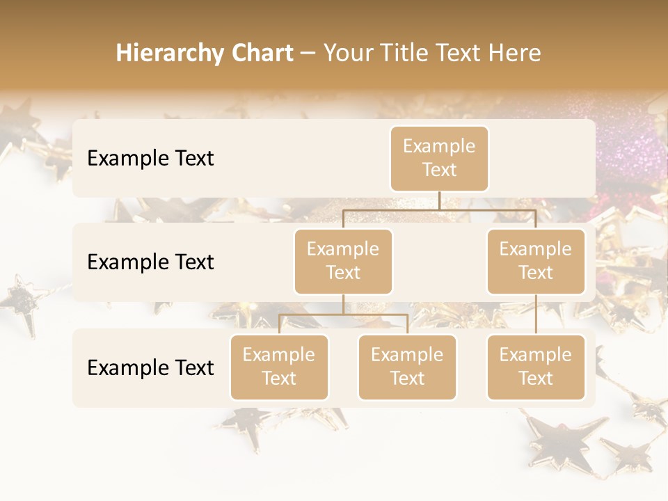 Star Decorate Frosted PowerPoint Template