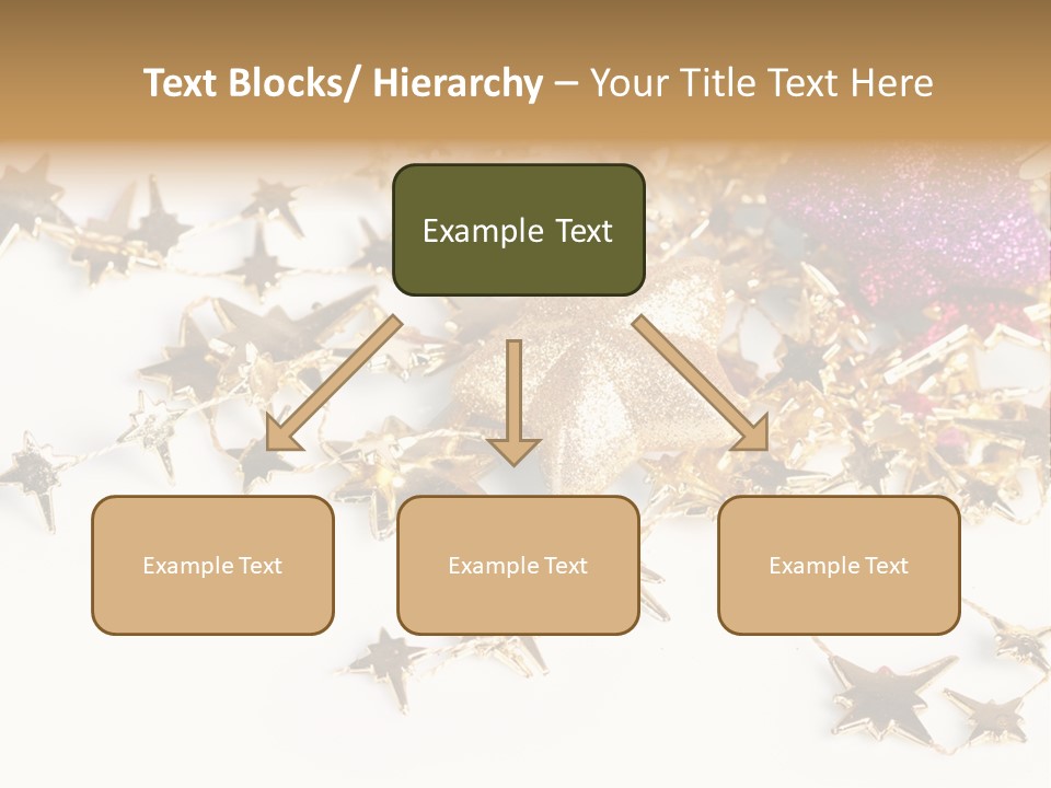 Star Decorate Frosted PowerPoint Template