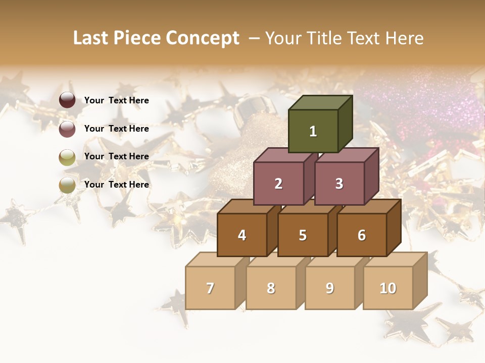 Star Decorate Frosted PowerPoint Template