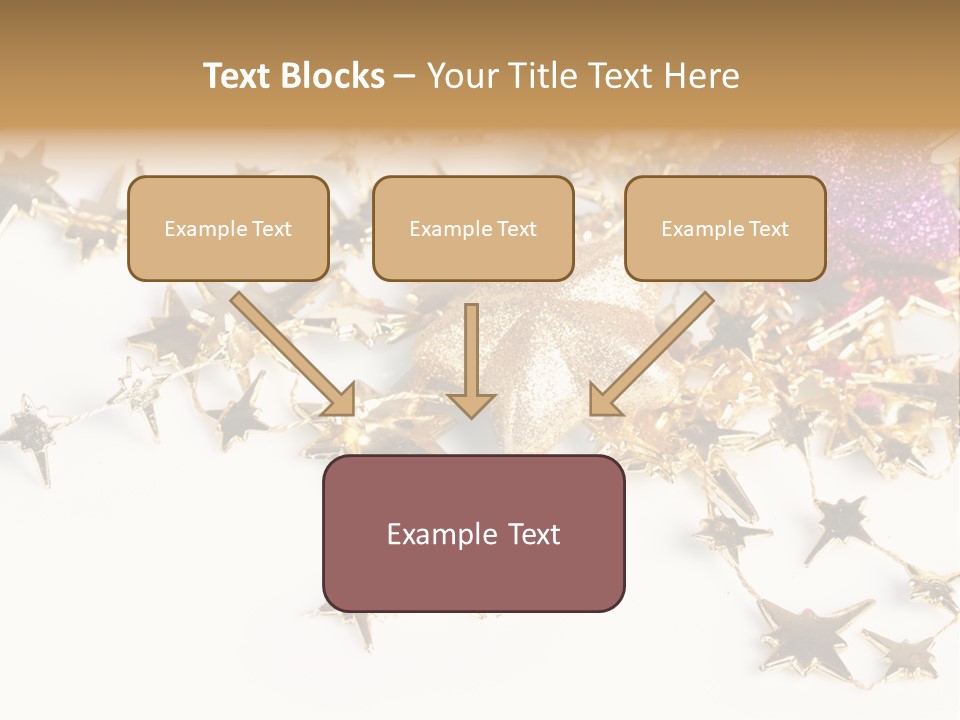 Star Decorate Frosted PowerPoint Template