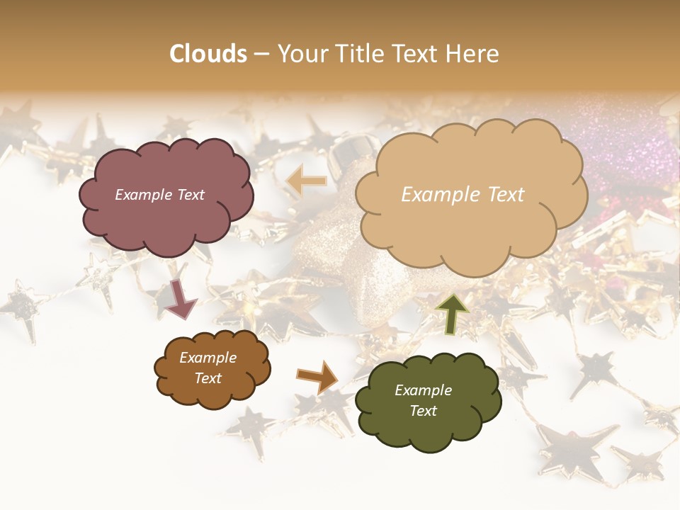 Star Decorate Frosted PowerPoint Template