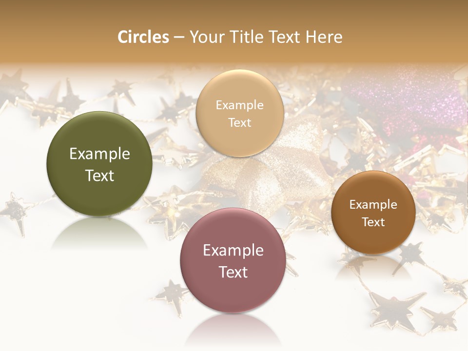 Star Decorate Frosted PowerPoint Template