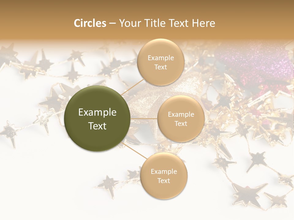 Star Decorate Frosted PowerPoint Template