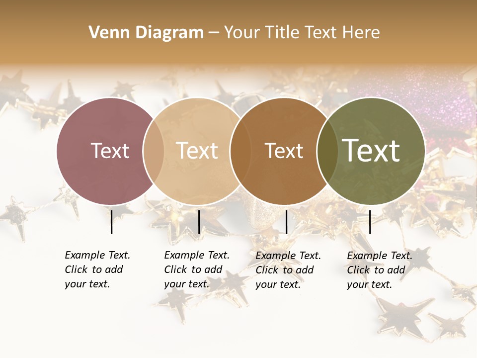 Star Decorate Frosted PowerPoint Template