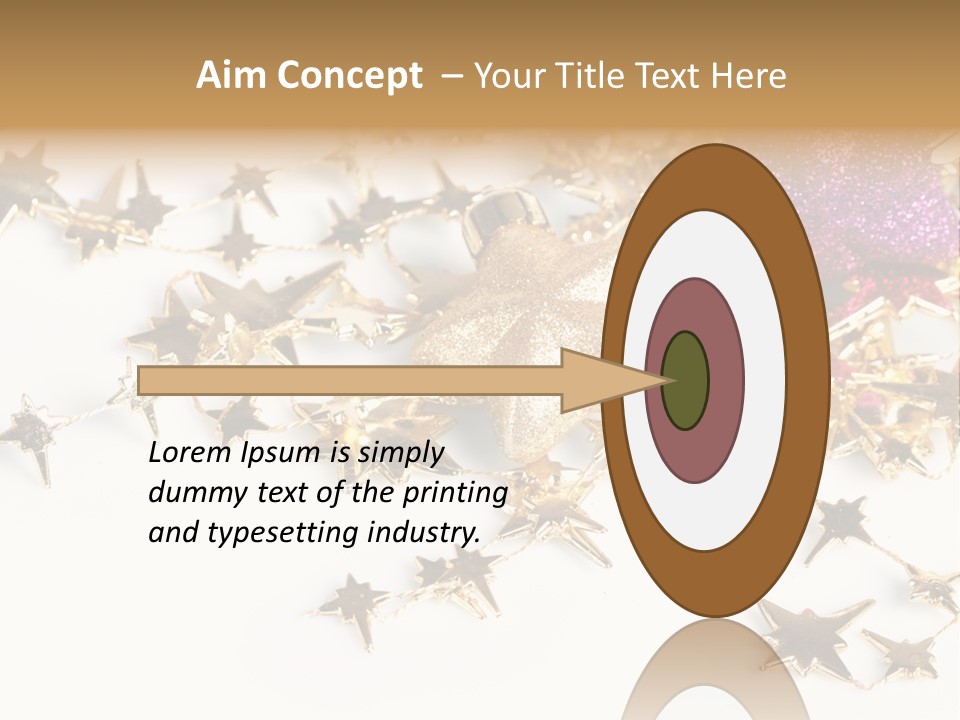 Star Decorate Frosted PowerPoint Template