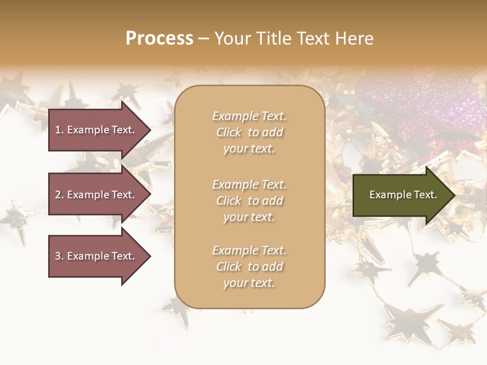 Star Decorate Frosted PowerPoint Template
