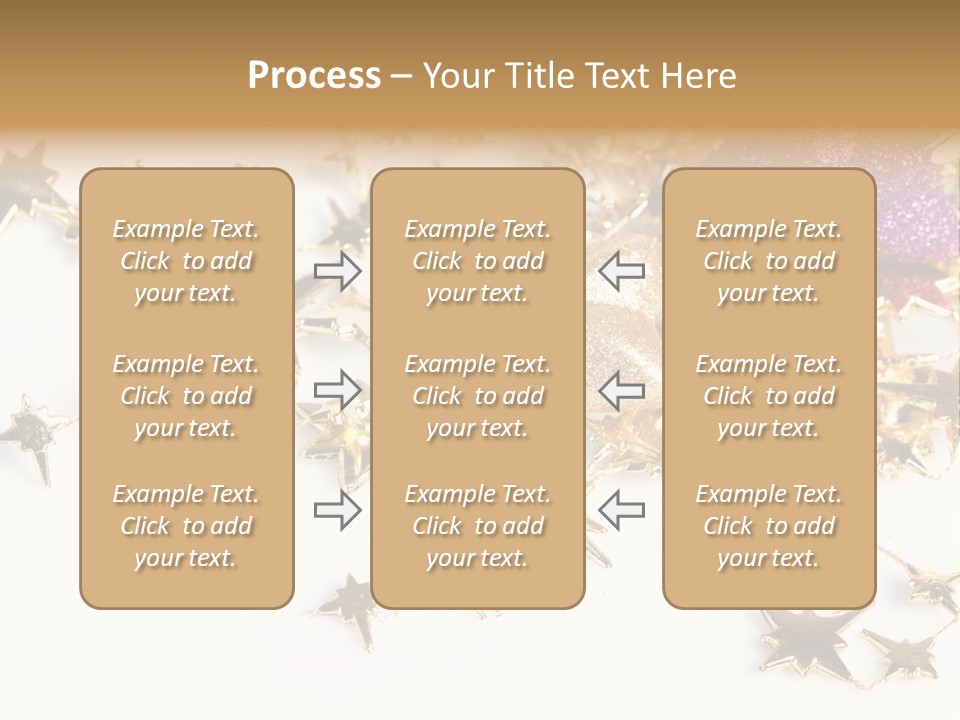 Star Decorate Frosted PowerPoint Template