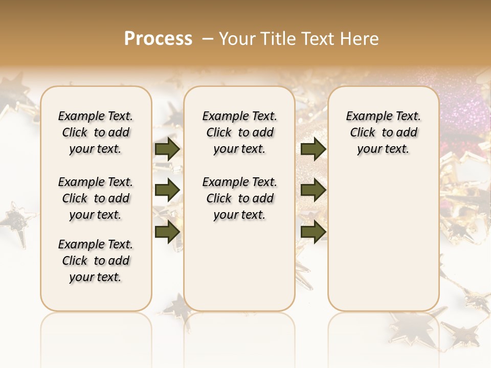 Star Decorate Frosted PowerPoint Template