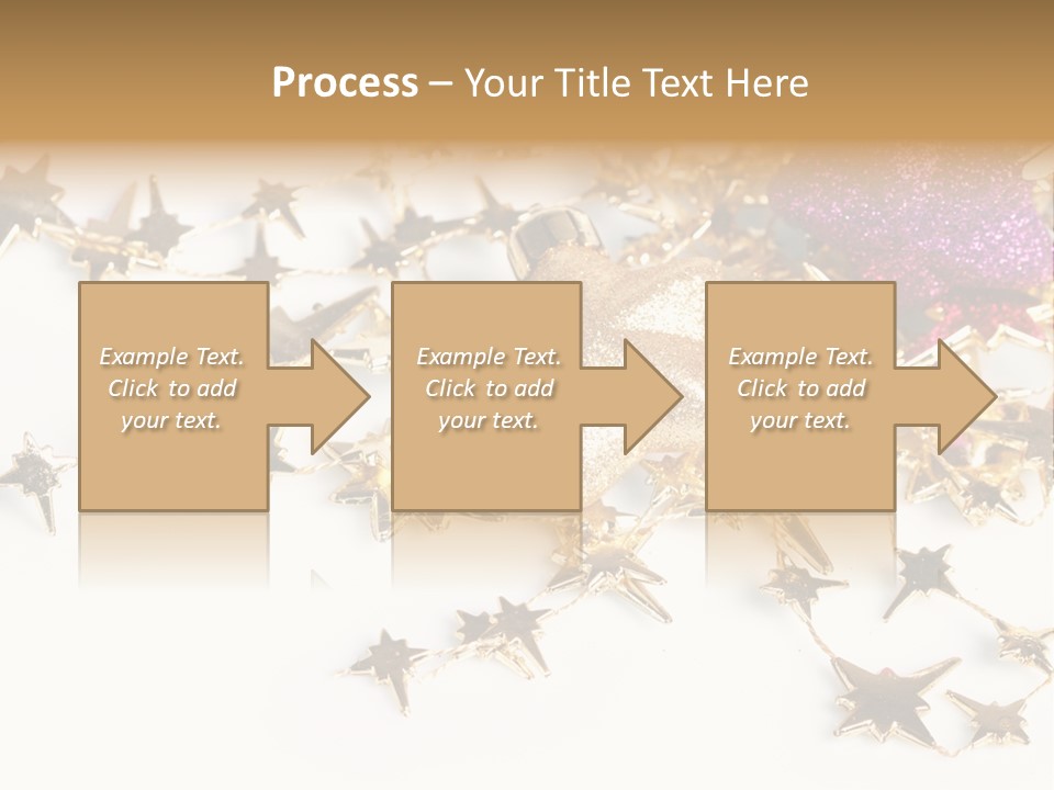 Star Decorate Frosted PowerPoint Template