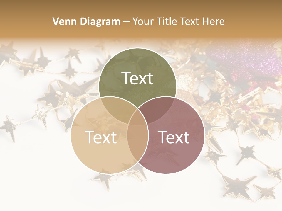 Star Decorate Frosted PowerPoint Template