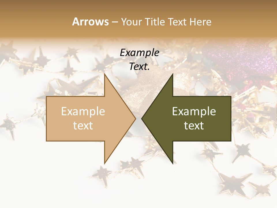 Star Decorate Frosted PowerPoint Template