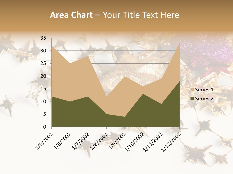 Star Decorate Frosted PowerPoint Template
