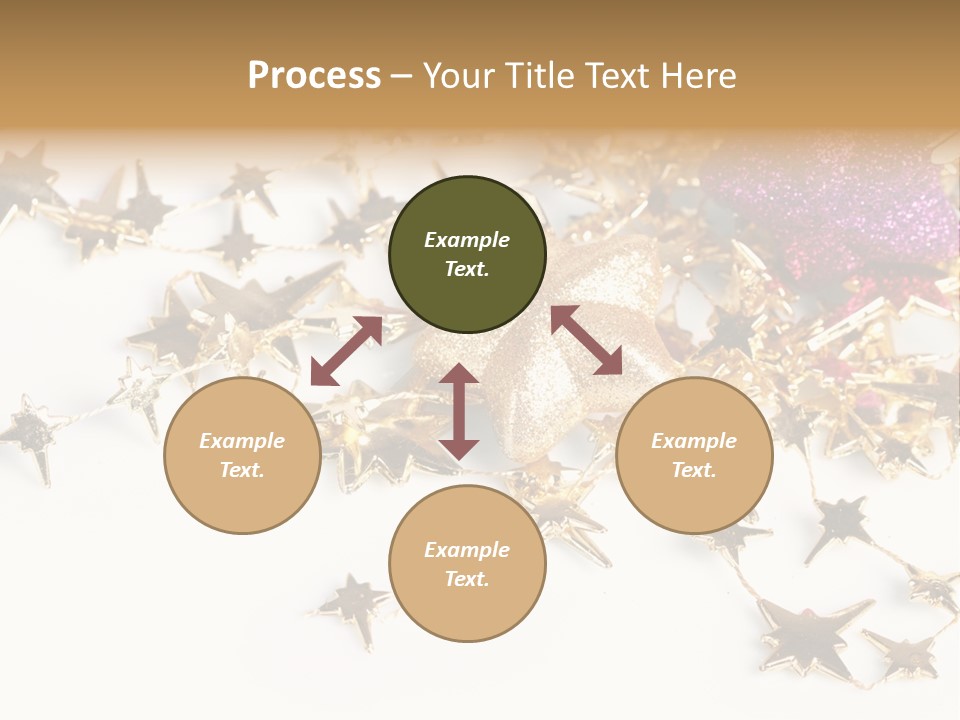 Star Decorate Frosted PowerPoint Template