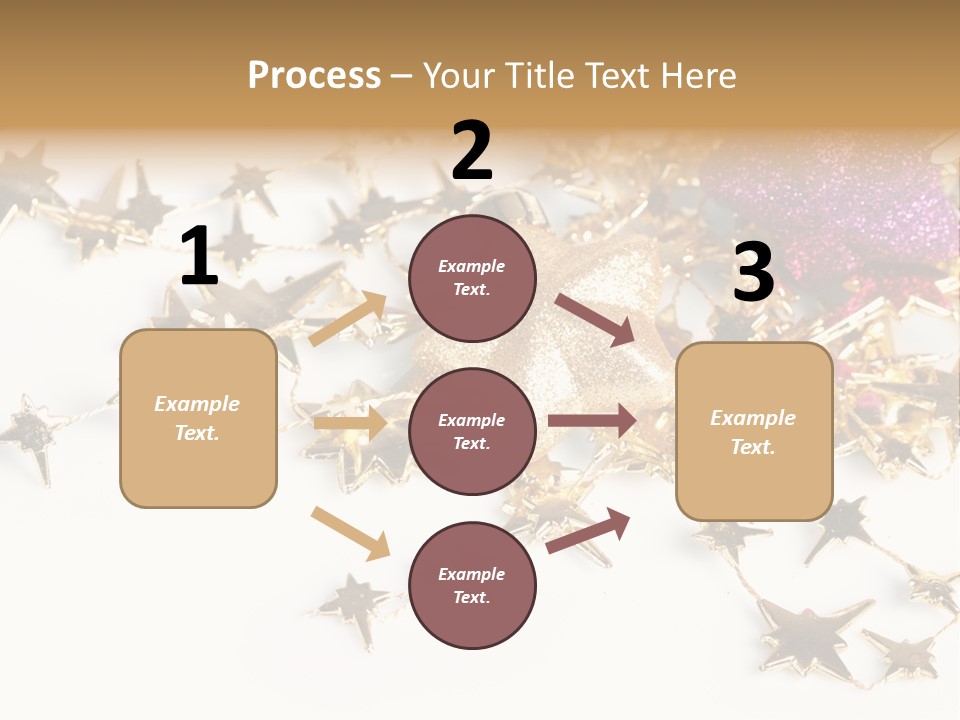 Star Decorate Frosted PowerPoint Template