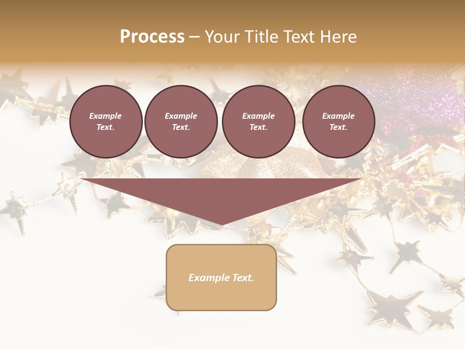 Star Decorate Frosted PowerPoint Template